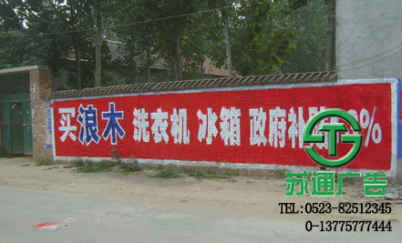 泰州墻體廣告制作公司 墻體廣告生產(chǎn)廠家選擇蘇通廣告