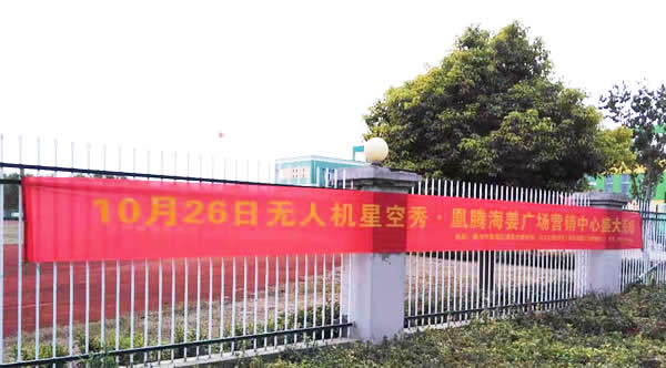 凰騰·海姜廣場(chǎng)鄉(xiāng)村（鎮(zhèn)）條幅制作安裝
